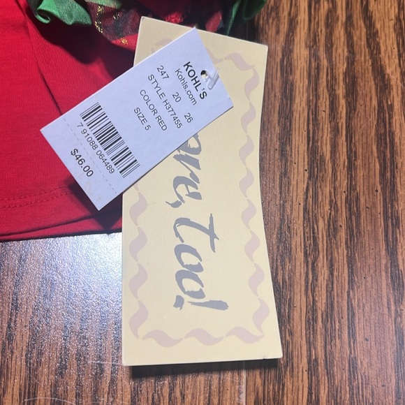 BNWT girls reindeer outfit size 5 - Picture 2 of 2